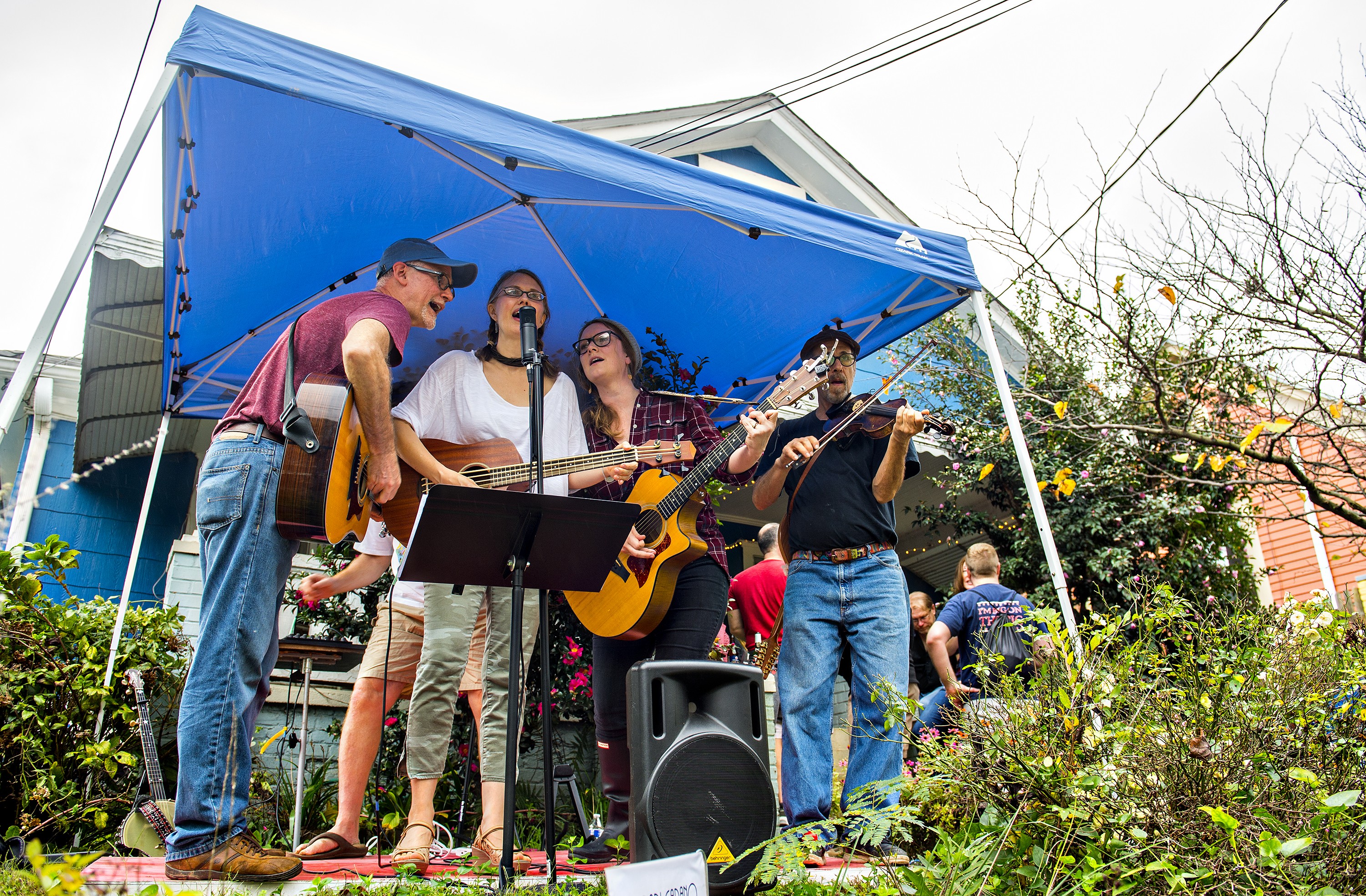 Images by Jonathan Phillips. In the Wheelhouse performs. 