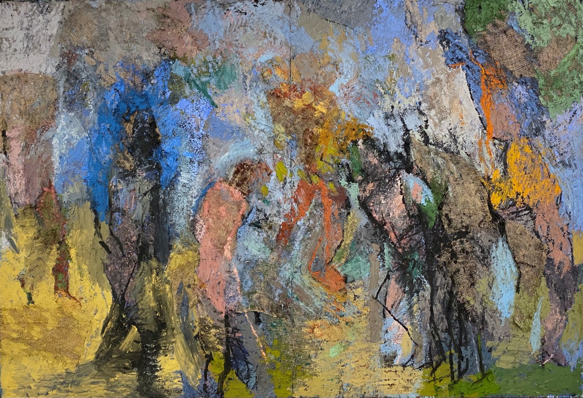 Thaddeus Radell In The Elysian Fields 66 X 96 Inches