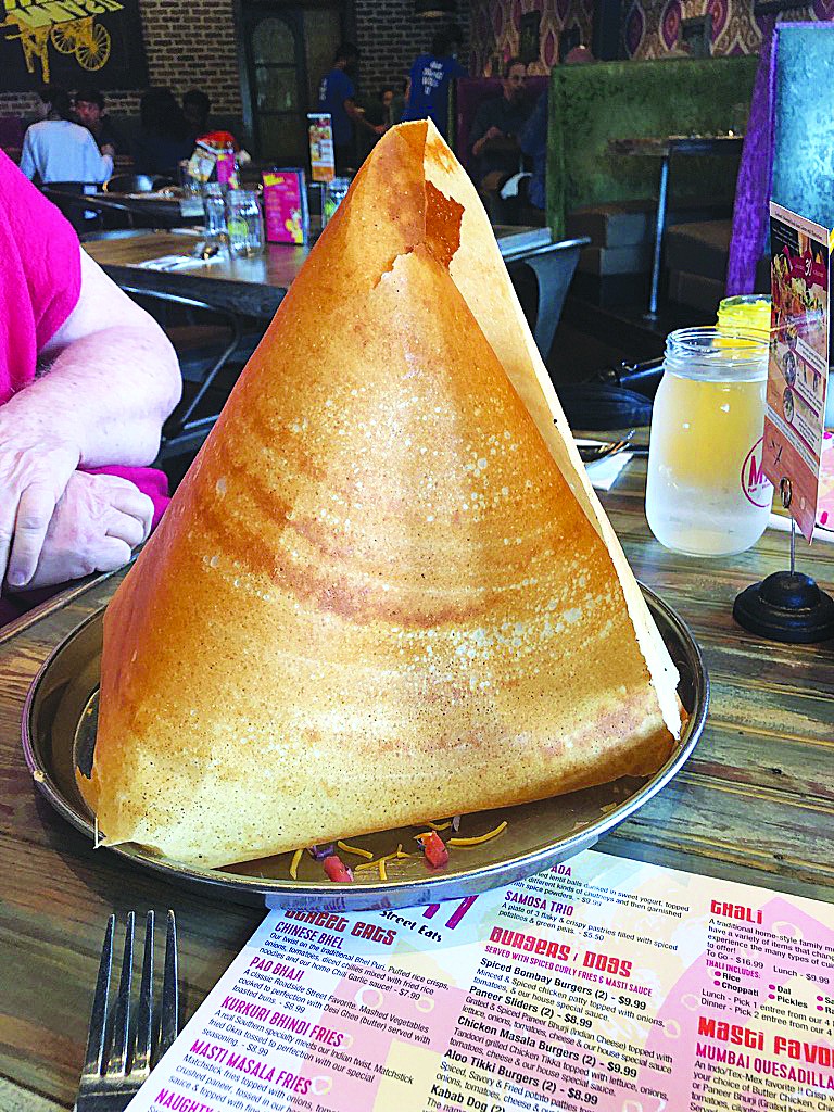 QUICK BITES: Dosa. Photo by Cliff Bostock.