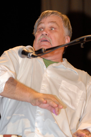 BASICALLY FRIGHTENED: Col. Bruce Hampton with the Aquarium Rescue Unit in Oct. 2006 at Variety Playhouse. Photo by Joeff Davis/CL File