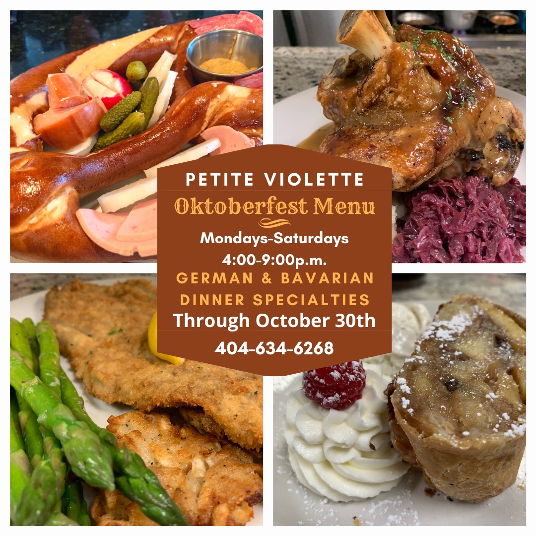 Oktoberfest Special Dinner Menu at Petite Violette Creative Loafing