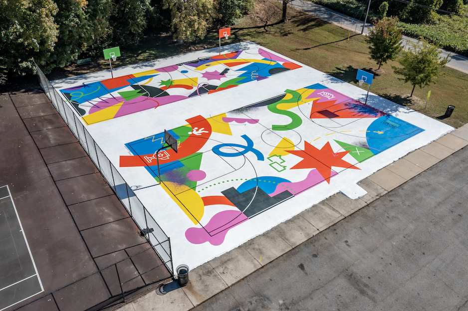 ATL 2021Fall SCADserve Paint Our Parks ATL Court 4