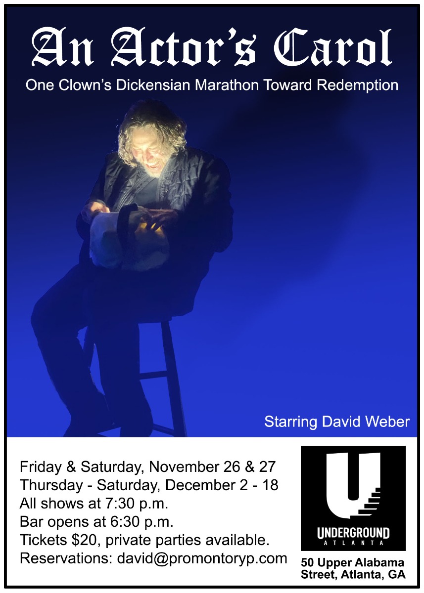 An Actor's Carol: One Clown's Dickensian Marathon Towards Redemption  Creative Loafing