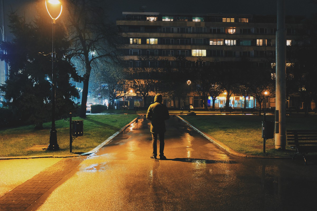 Streetlight At Night
