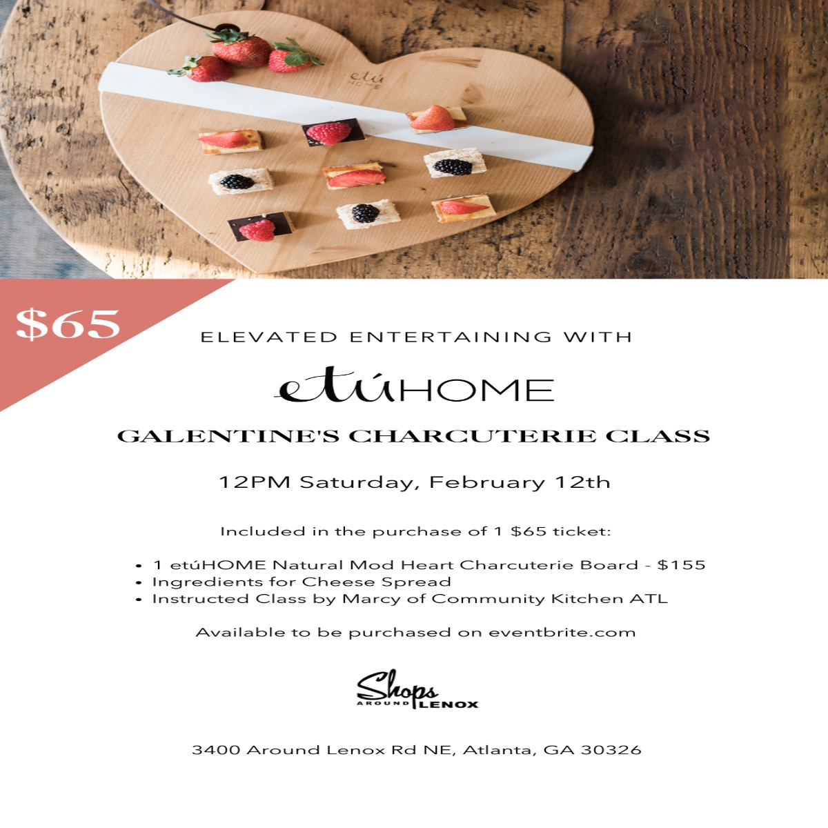Atlanta Galentine's Charcuterie Class