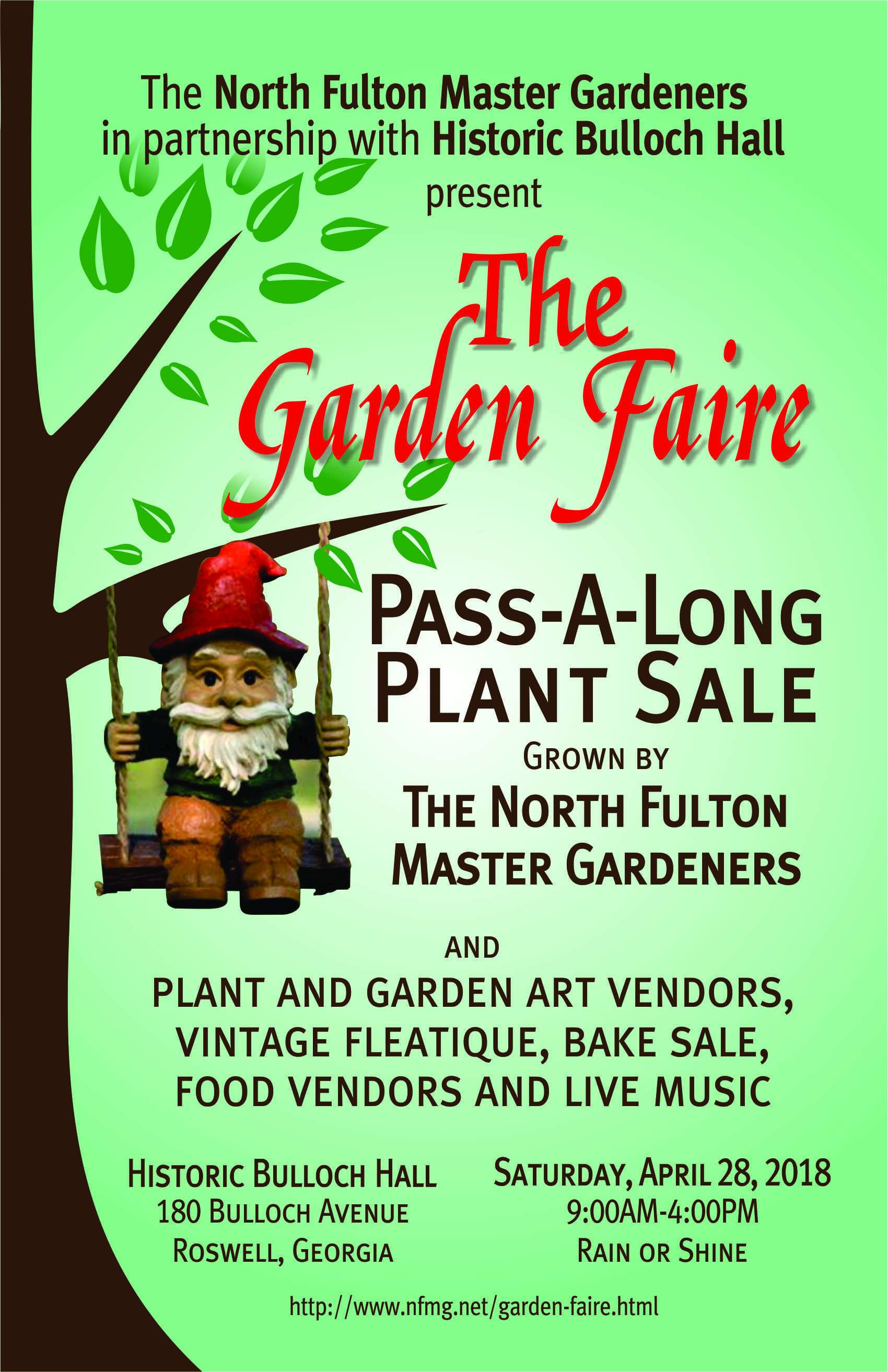 2018 Garden Faire Flyer