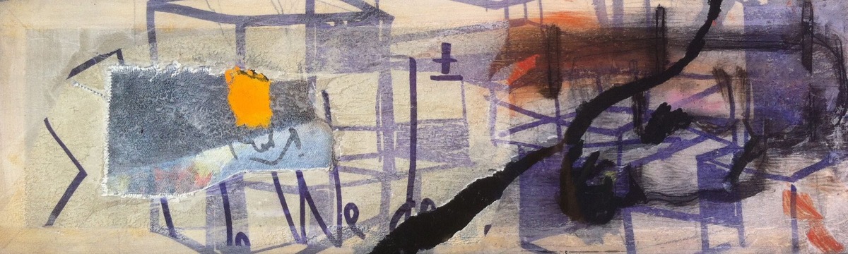 Chase King Tracking Paper, Canvas And Aqueous Media Mounted On Acrylic Panel 7.5x21 Preview