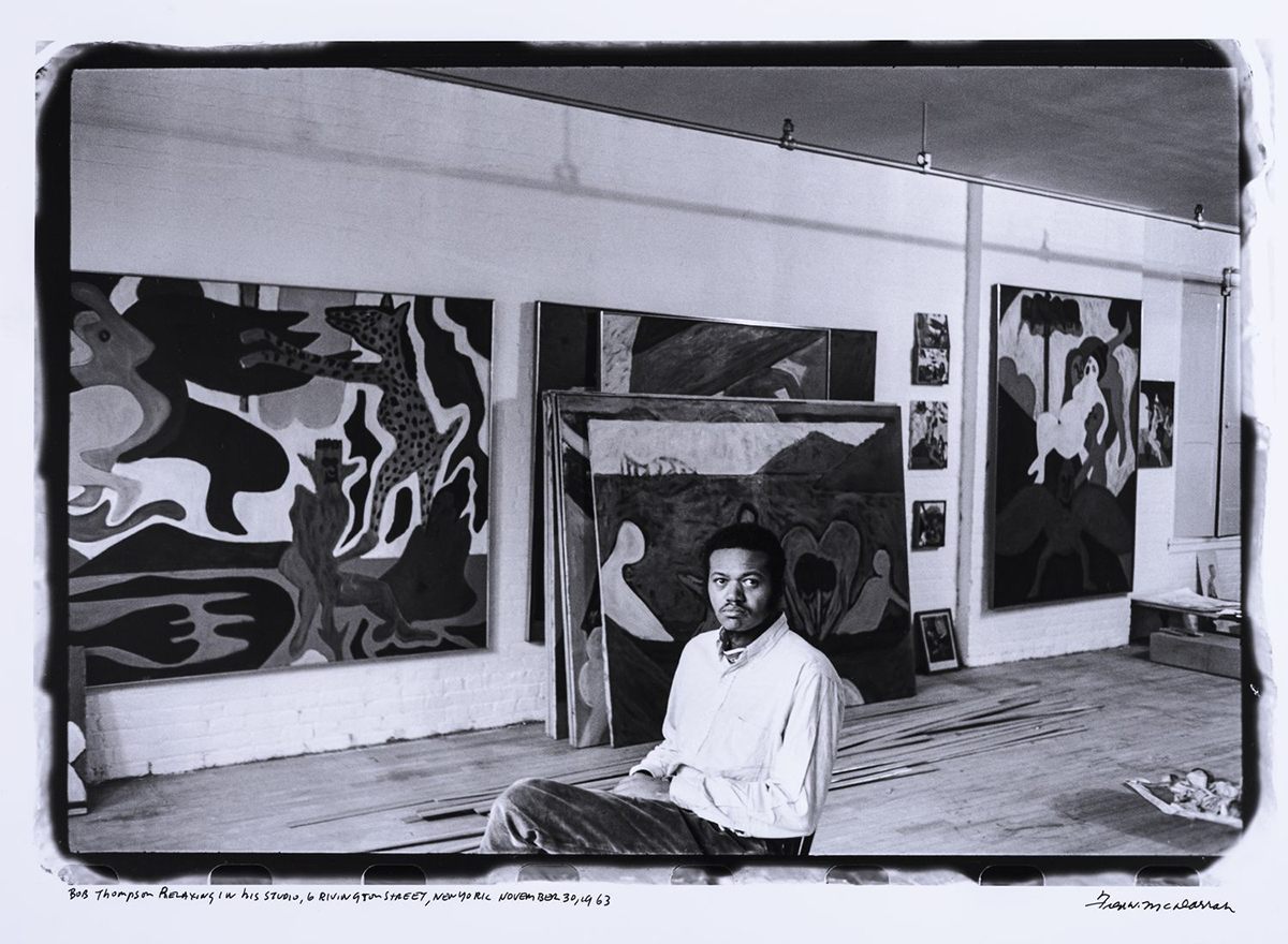 REFLECTION OF SELF: VIEW BOB THOMPSON’S WORK AT THE HIGH FOR JUNETEENTH. PHOTO CREDIT: FRED W. MCDARRAH