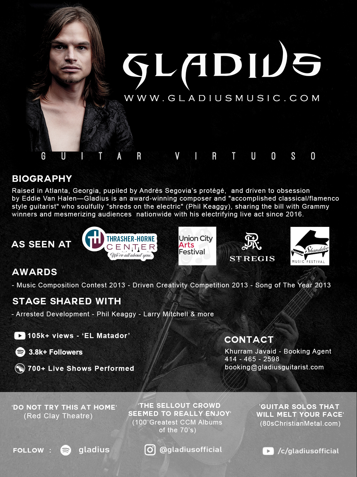 2022 Gladius Official One Sheet 2021