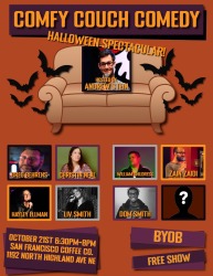 Comfy Couch Flyer Halloween