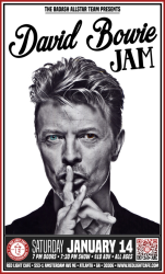 David Bowie Jam Badash Allstar Team At Red Light Cafe Atlanta Ga Jan 14 2023 Poster 1200