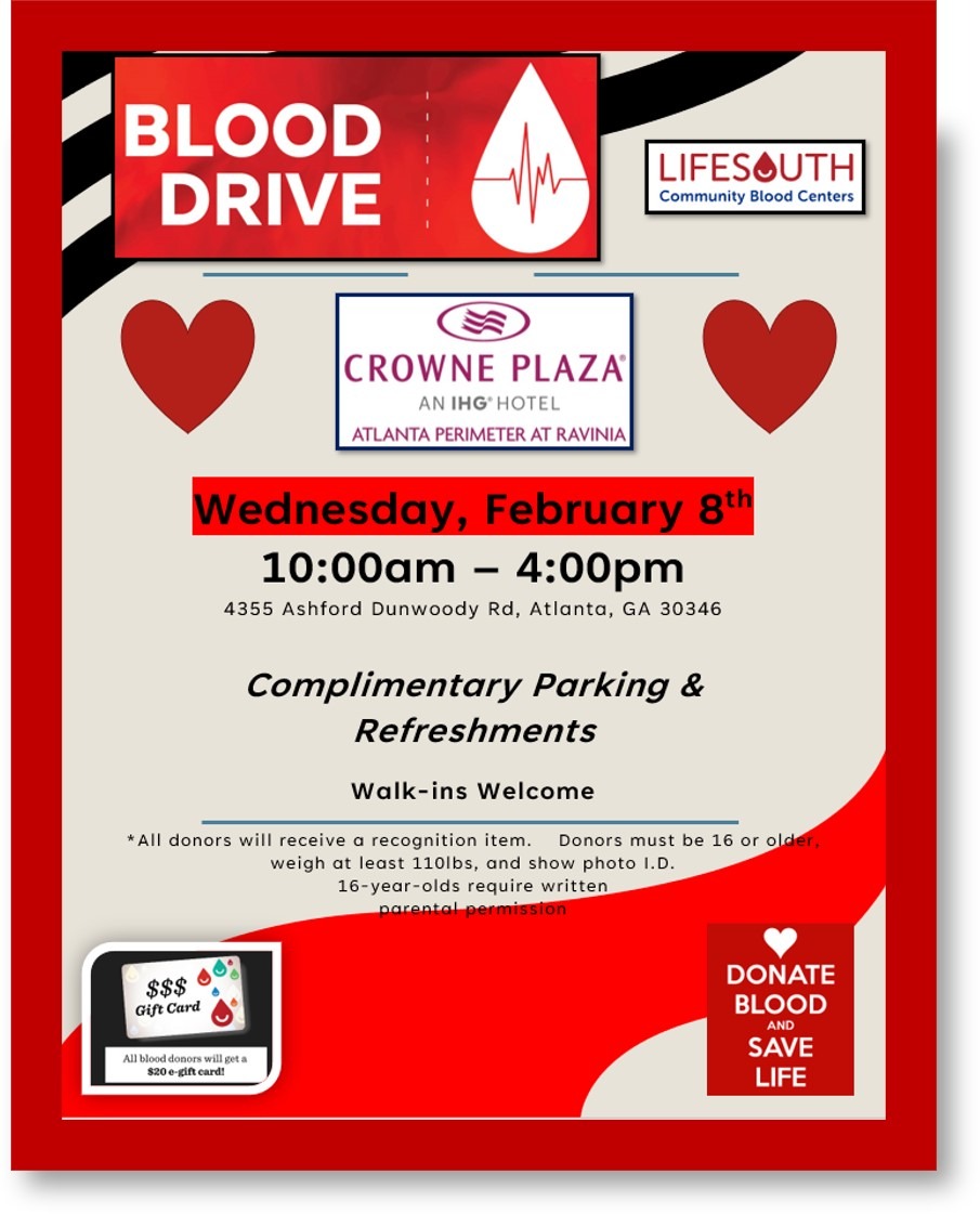 Blood Drive Flyer