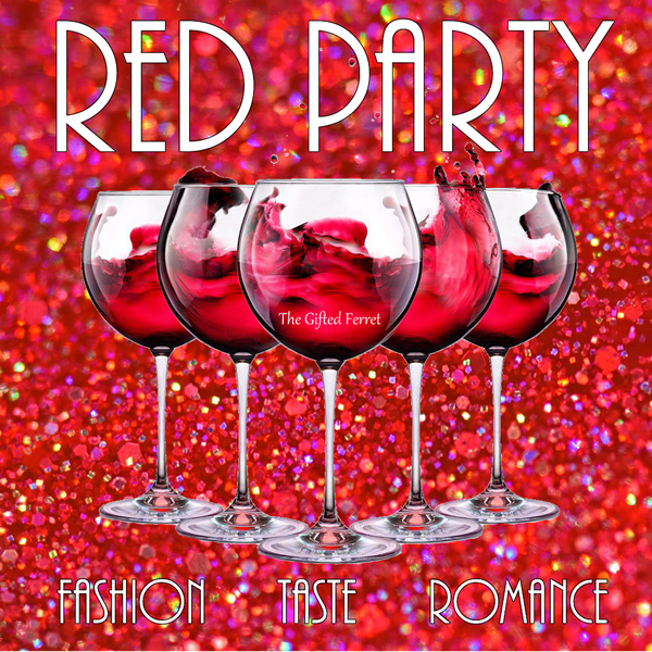 Red Party Background 600