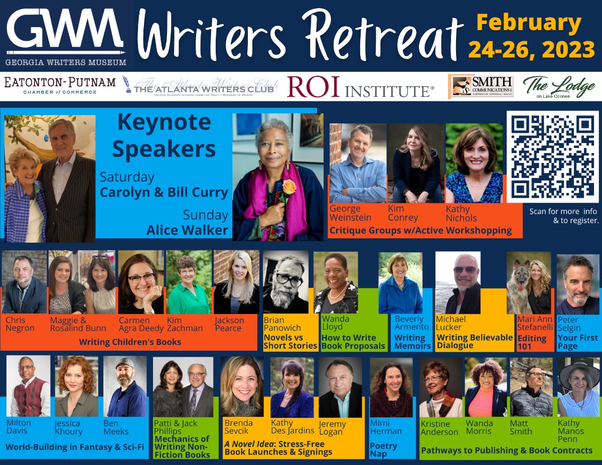 GWM 2023 Writers Retreat Flyer