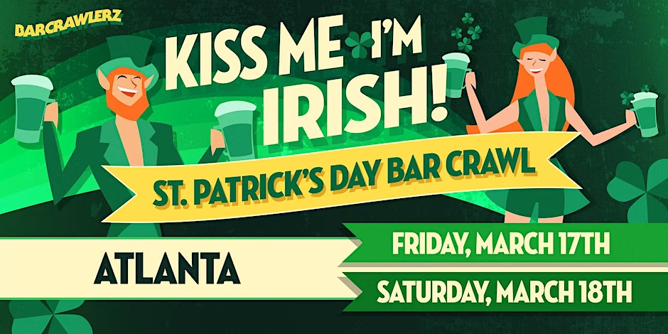 st patricks day bar crawl arlington