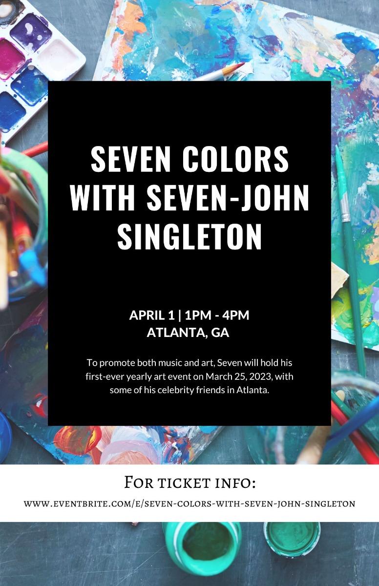 Painted Background Art Flyer