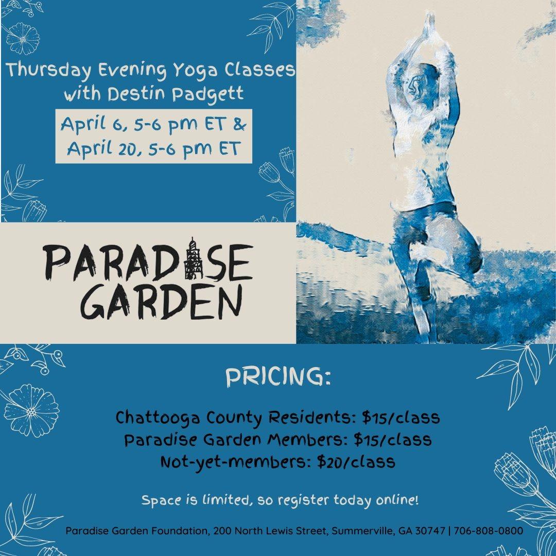 Thursday Evening Yoga Classes With Design Padgett Copy