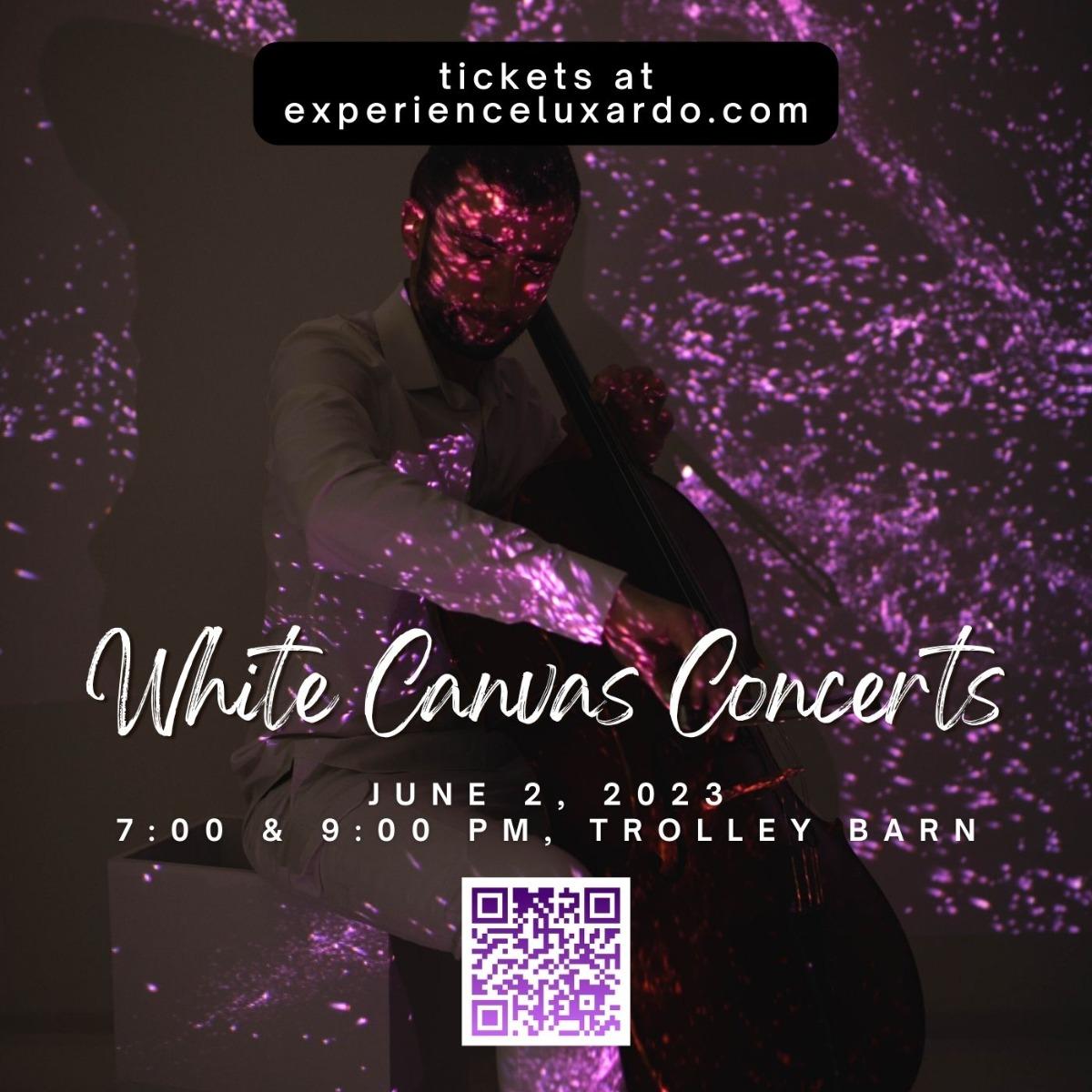 White Canvas Concerts   Official Poster Sqare