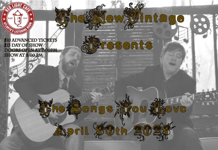 The New Vintage At Red Light Cafe Atlanta Ga Apr 30 2023 Banner