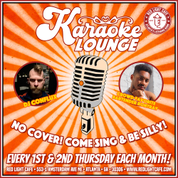 Karaoke Lounge At Red Light Cafe Atlanta Ga PROMO SQUARE V1