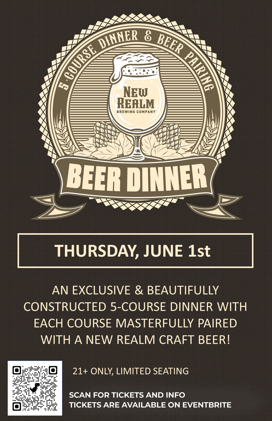 ATL Beer Dinner 11x17 Poster Template