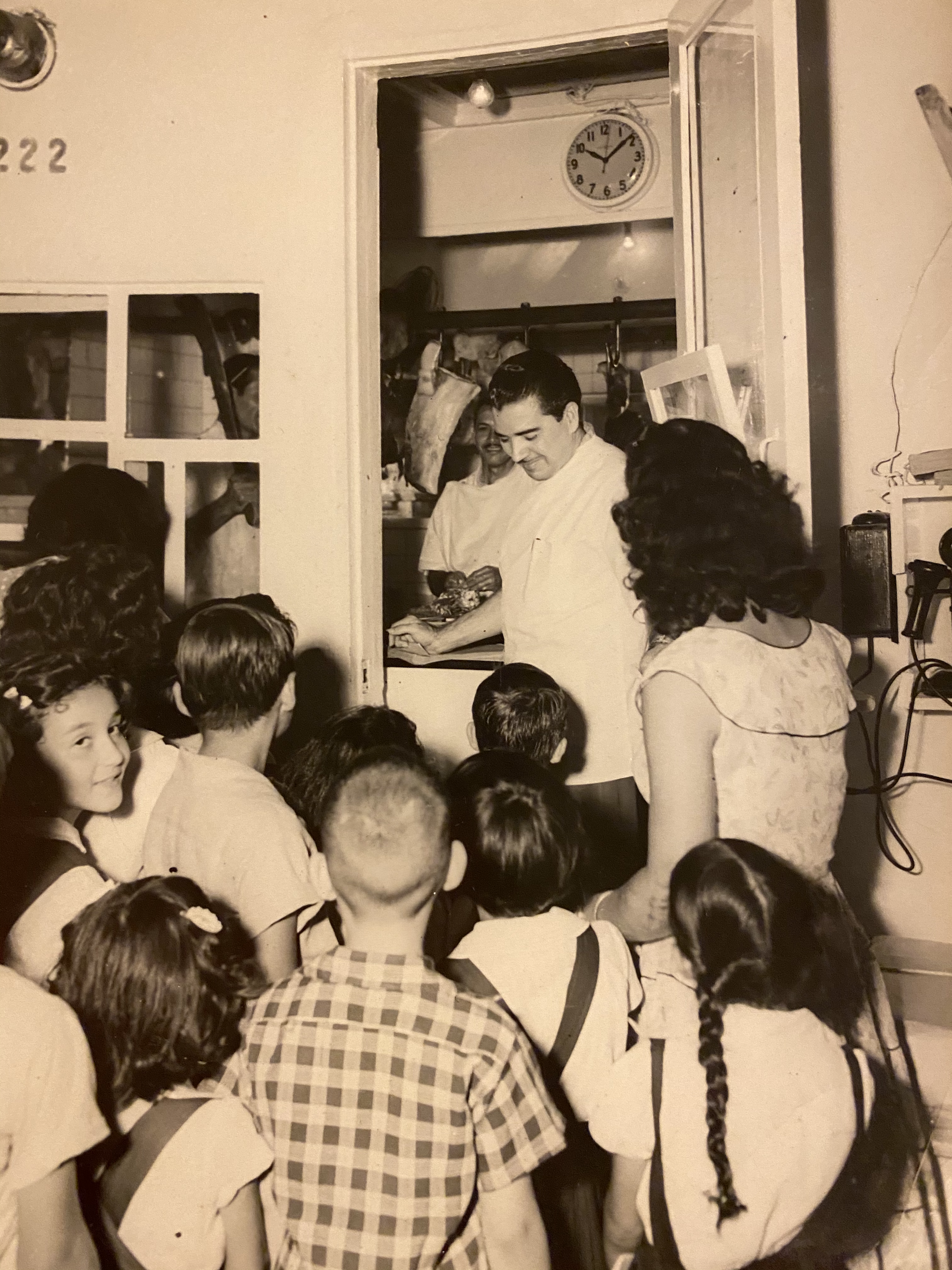 Chef Julio Delgado Grandpa In Butcher Shop Ponce, PR