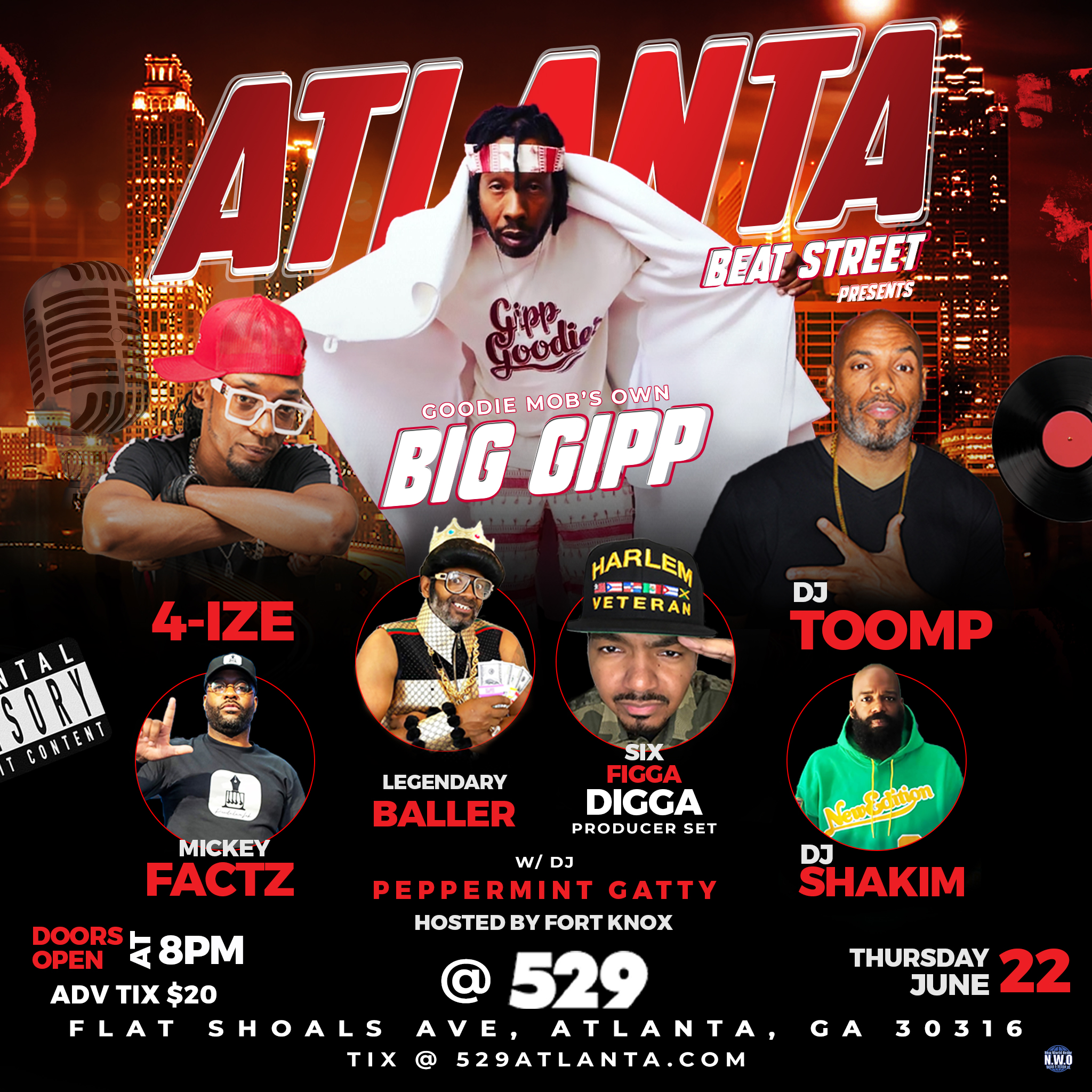 Big Gipp, 4-Ize, DJ Toomp, Mickey Factz, Legendary Baller, Six Figga ...