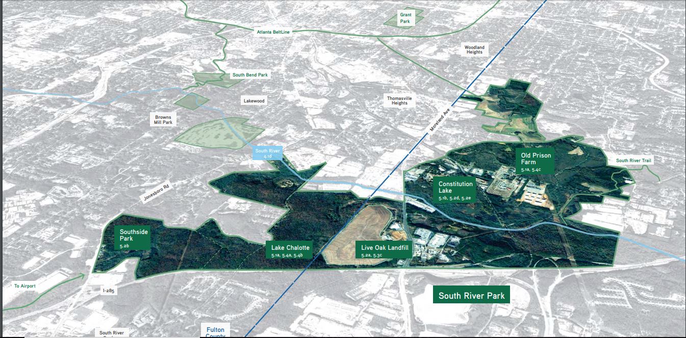 ATLANTA, INTERESTED AGAIN?: This proposed design was a welcome break from the official silence concerning the Prison Farm, but it remains to be seen if the plan will ever come to fruition. PHOTO CREDIT: Department of City Planning