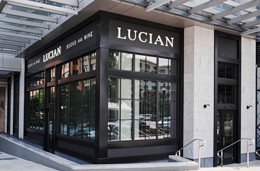 Lucian Books & Wine Exterior