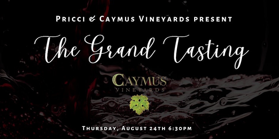 Pricci Caymus Vineyards Dinner
