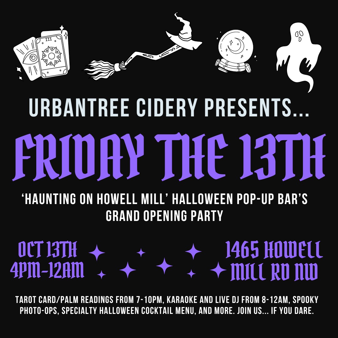 Friday the 13th Grand Opening of Haunting on Howell Mill Halloween Pop