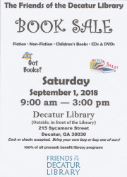 September Book Sale Poster
