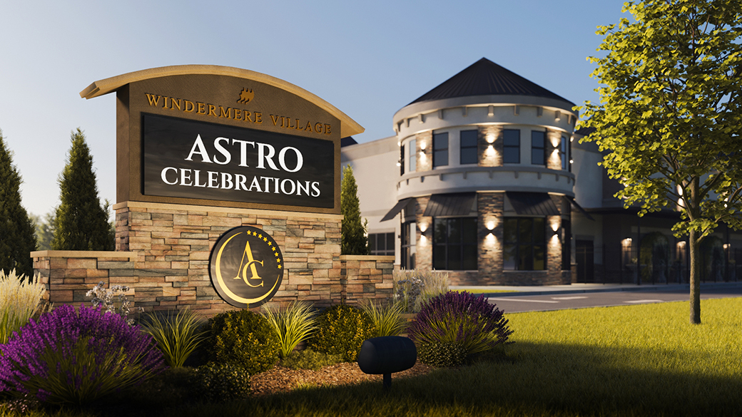 22030200 Astro Celebrations Venue Still Renderings Exterior Sign V3