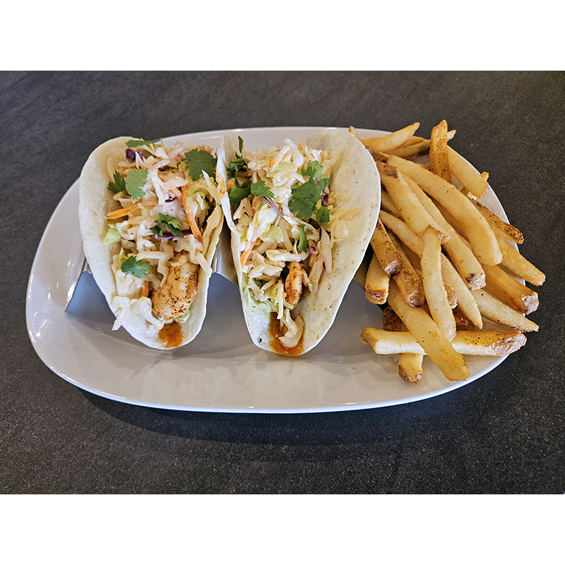 Hobnob   Shrimp Tacos & Fries