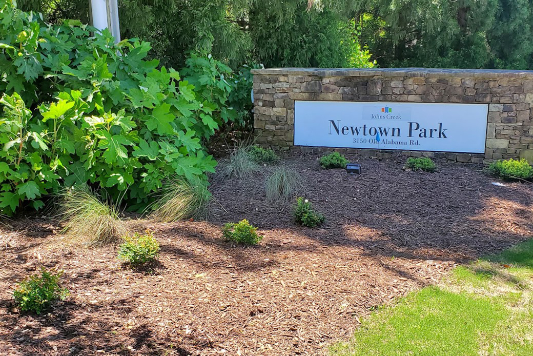Newtown Park Sign