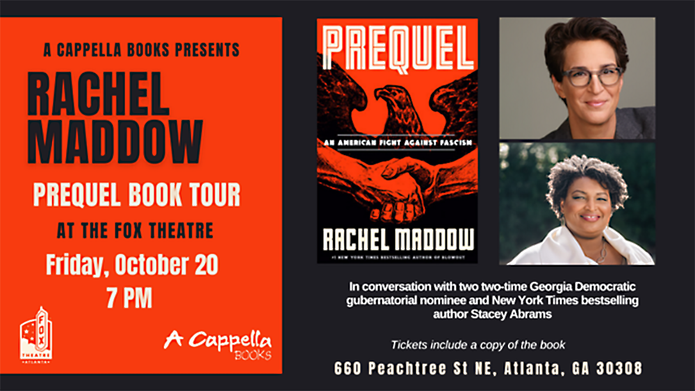 Rachel Maddow “Prequel” Book Tour Creative Loafing