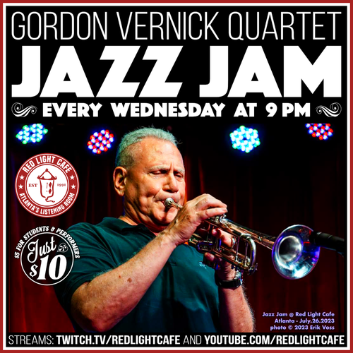 Wednesday Jazz Jam Gordon Vernick Quartet At Red Light Cafe Atlanta Ga 2023 8 9 Square