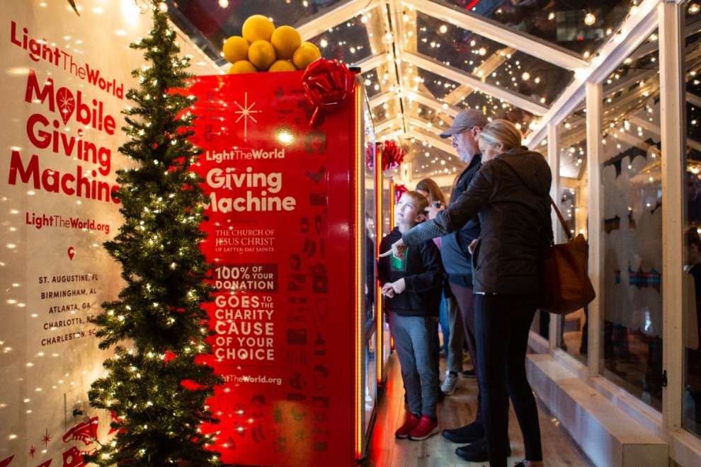 Light the World Giving Machines Creative Loafing