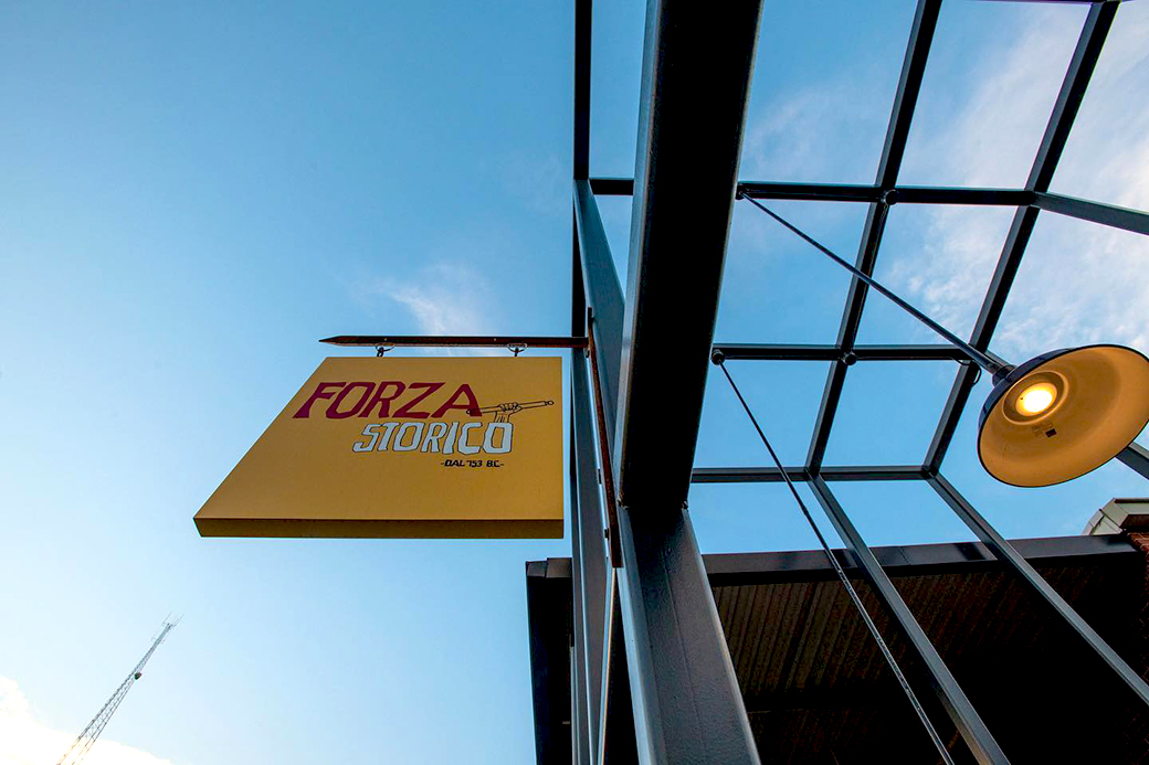 Forza Storico Exterior Sign