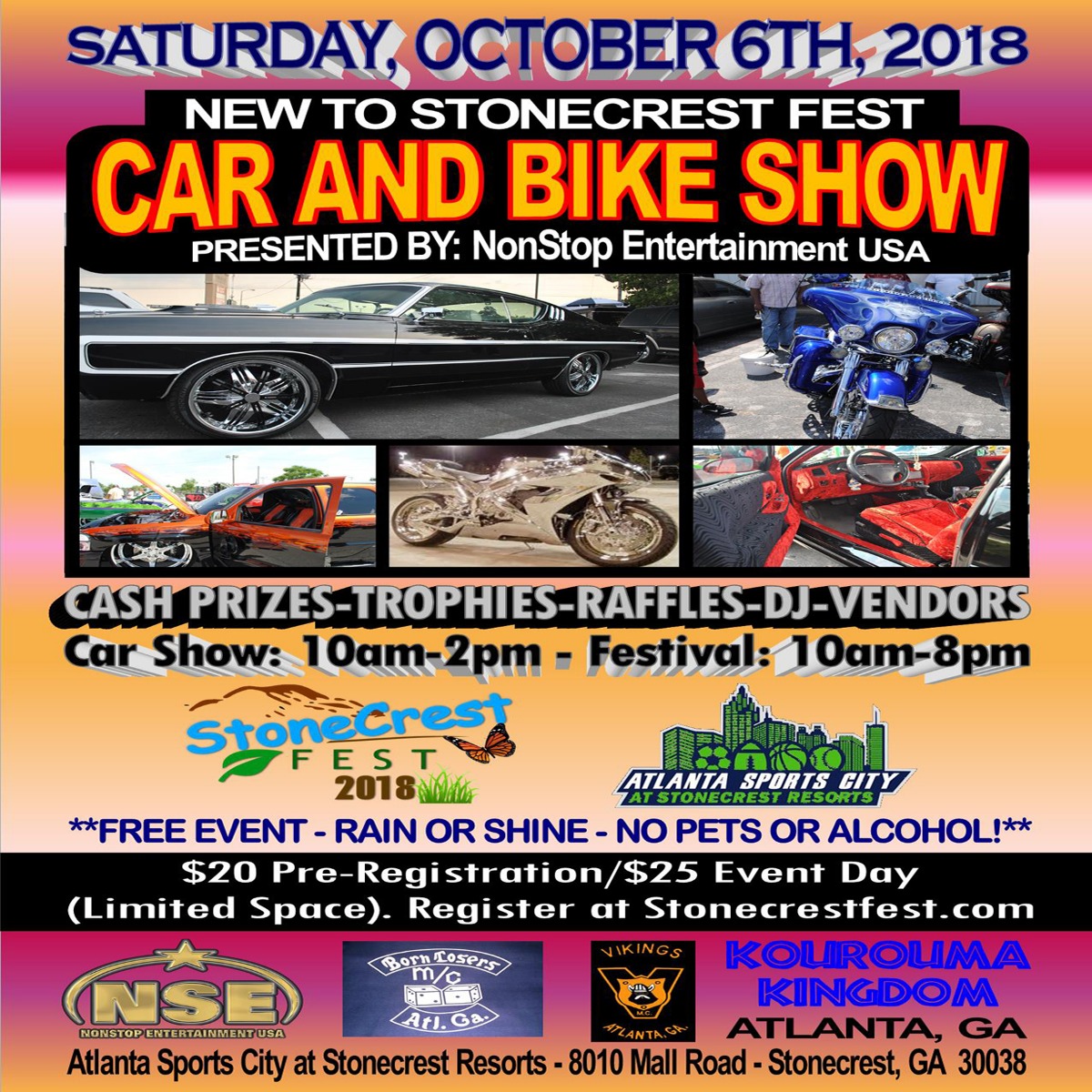 Stonecrest Fest Bike Show Print
