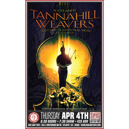 Celtic Night Scotland Tannahill Weavers At Red Light Cafe Atlanta Ga Apr 4 2024 Poster Print SQ