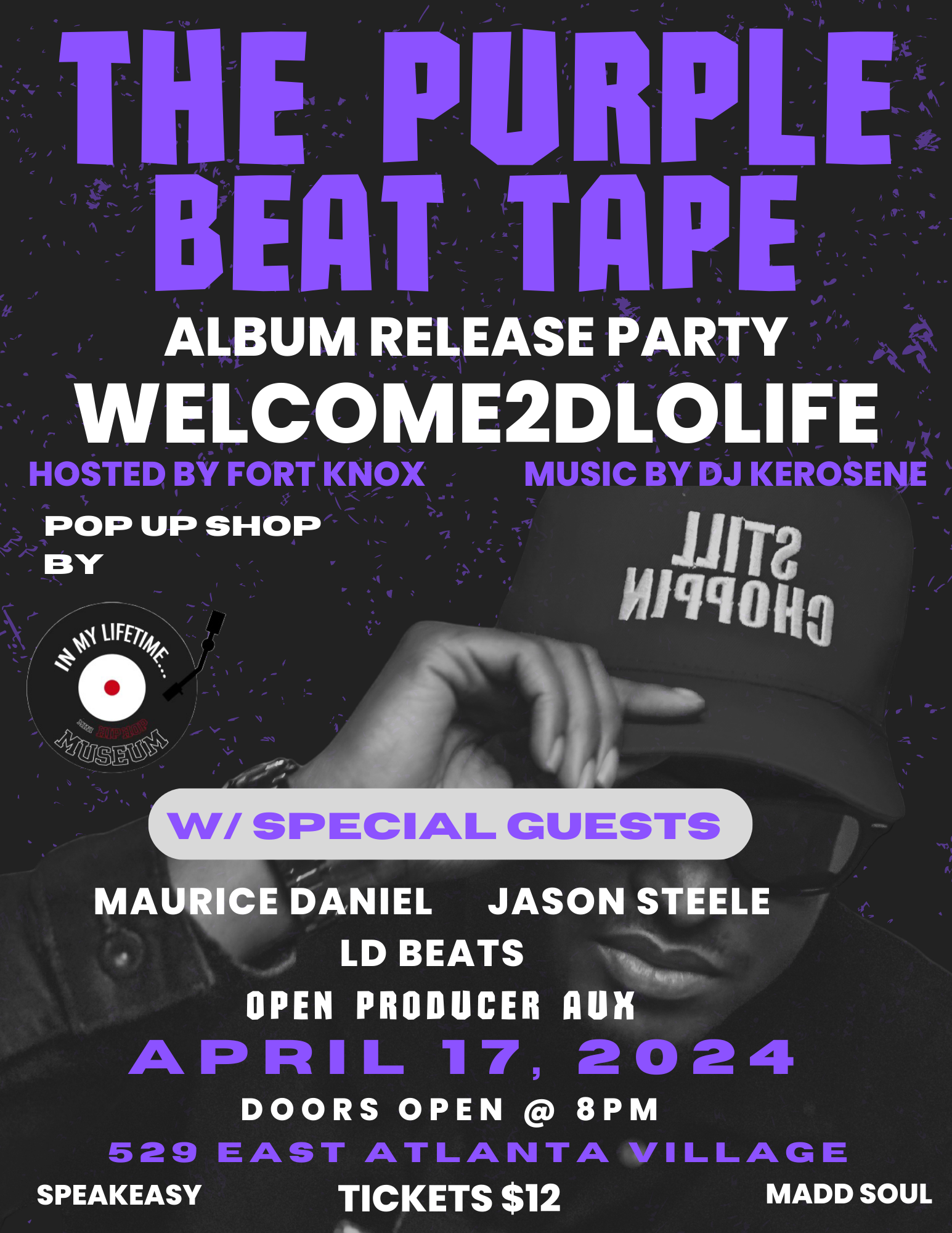 TPBT Album Release Party Flyer