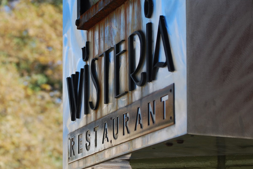 Wisteria Sign