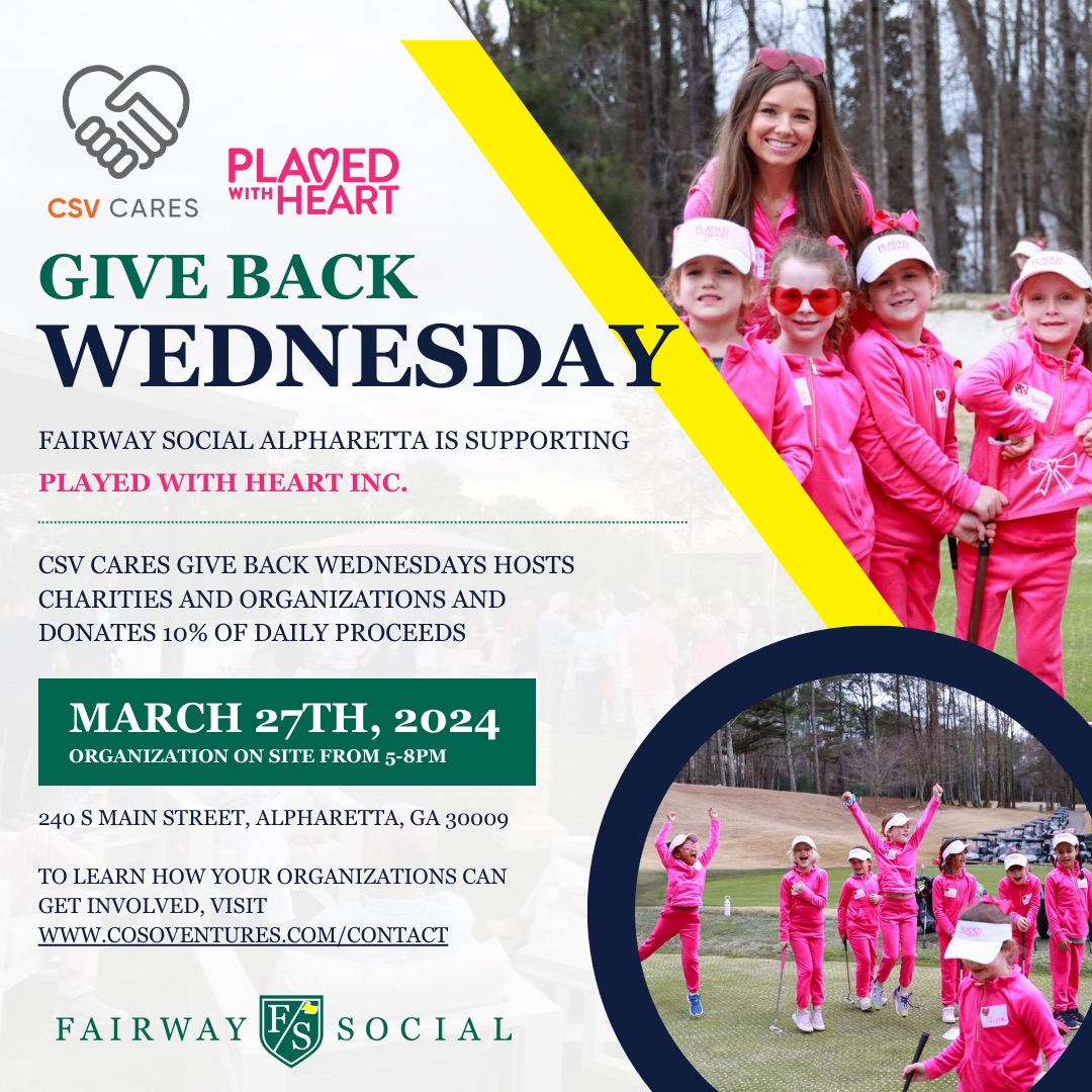 PLAYED WITH HEART   GIVE BACK WEDNESDAY