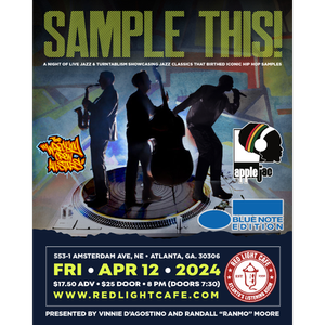 Sample This Live Band Funk Jazz Quintet Hip Hop Dj Blue Note Edition Red Light Cafe Atlanta Ga Apr 12 2024 Poster SQ