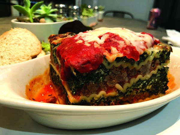 ON THE BELTLINE: The lasagne Baker Dude Bakery Café. Photo by Cliff Bostock.