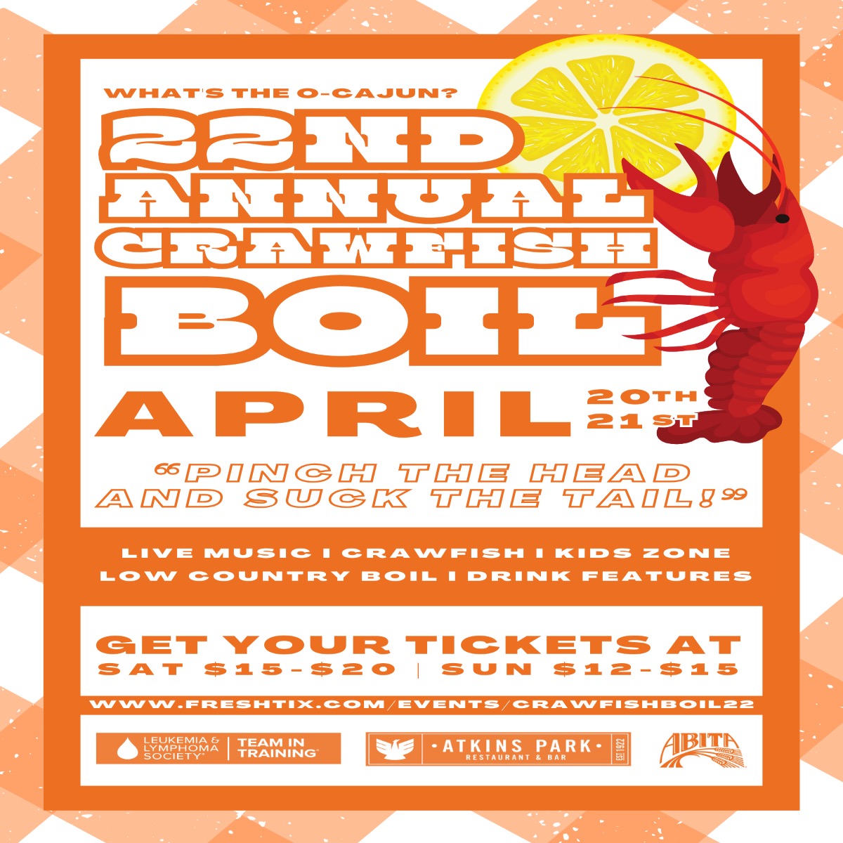 22nd Annual Crawfish Boil @ Atkins Park Smyrna | Creative Loafing