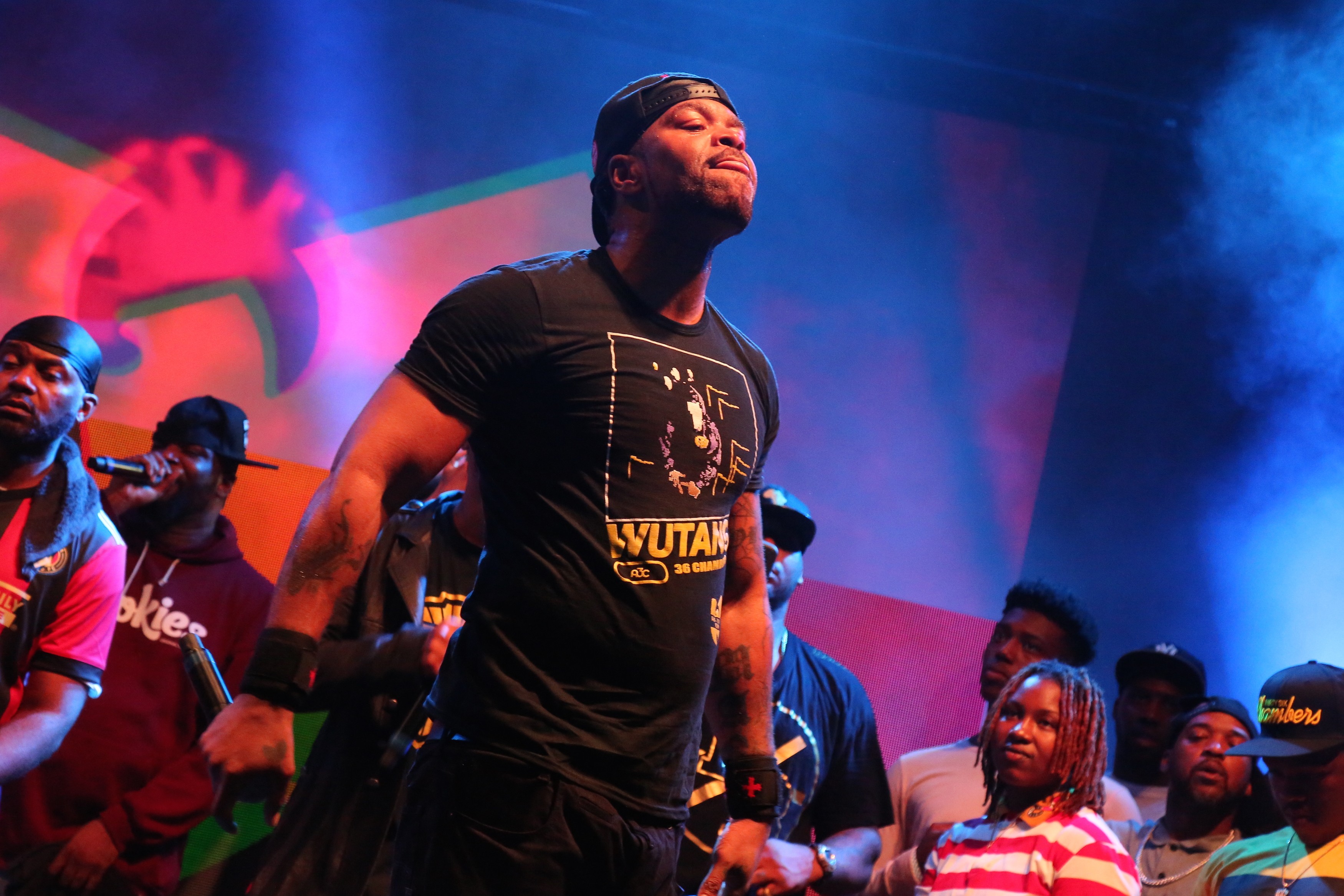 M-E-T-H-O-D MAN: The Wu-Tang clan assembled for a Saturday night performance at the Georgia Freight Depot for A3C 2018. Photo by Brandon English.